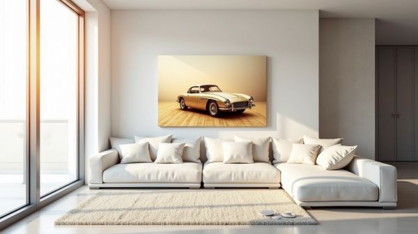 Scénarisez votre espace avec des tableaux voiture captivants