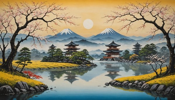 Jouez avec l'art : 10 tableaux déco japonais incontournables